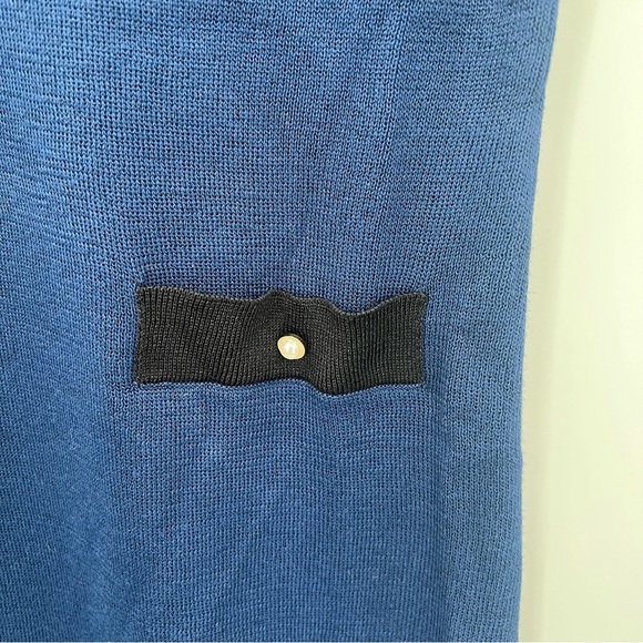 NWT Claudie Pierlot Mini Knit Sweater Short Sleeve Dress Preppy Bodycon Sheath M - Picture 8 of 10